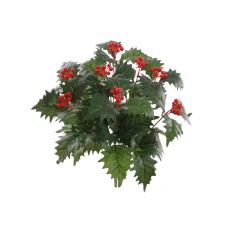 Green Holly Bush x9 With 54 Leaves (Lot of 1) SALE ITEM